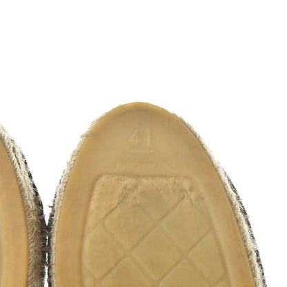 Chanel Striated Suede Espadrilles 41 Dark Grey 8 of 14