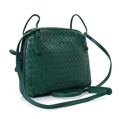 Bottega Veneta Nappa Intrecciato Nodini Crossbody Messenger Menthe 2 of 12