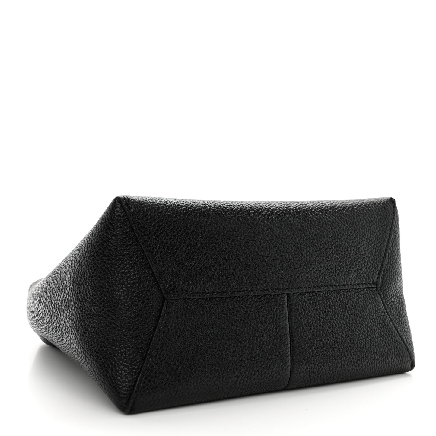 Grained Calfskin Mini The Sack Bag Black