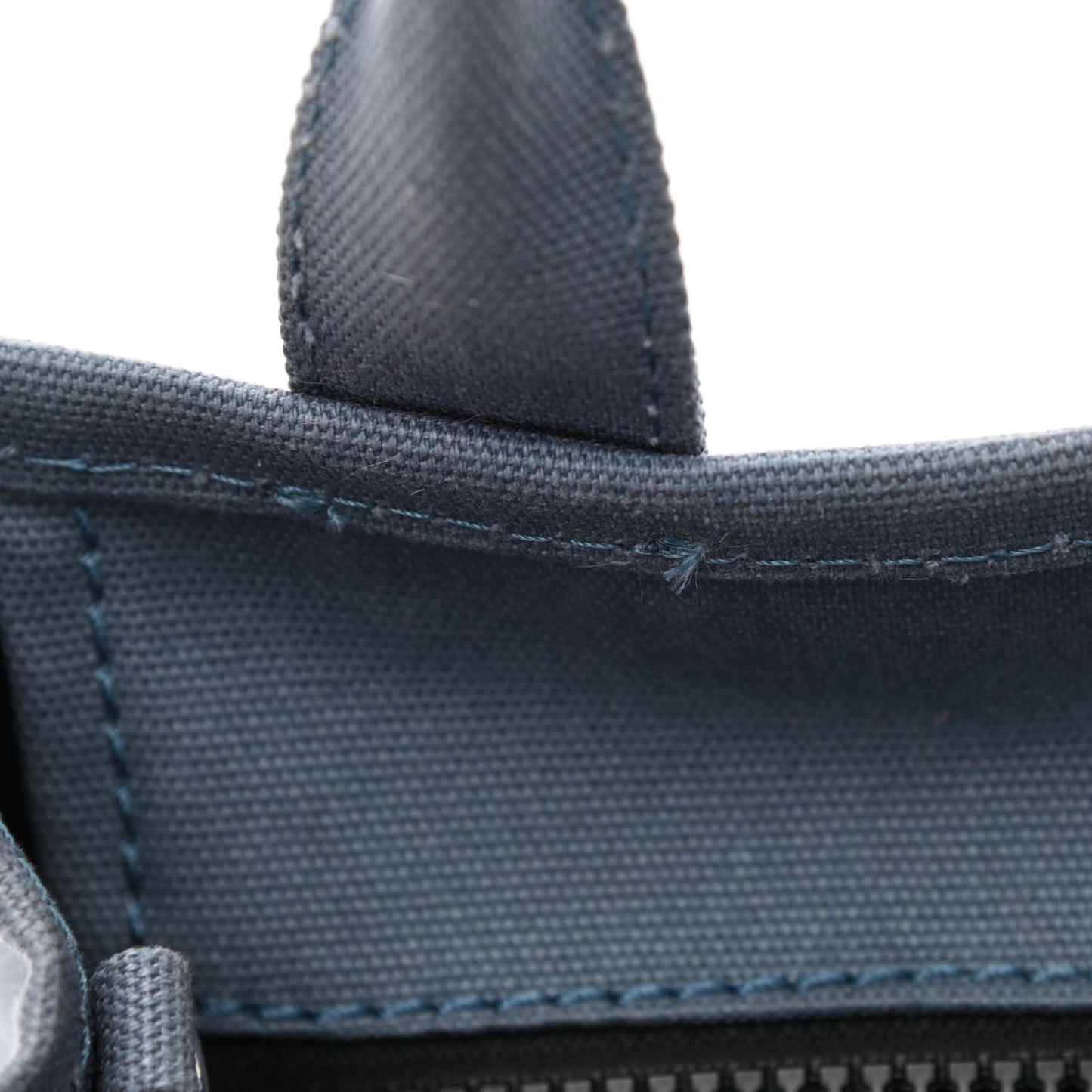 Cotton Canvas Mini The Tote Bag Blue Shadow