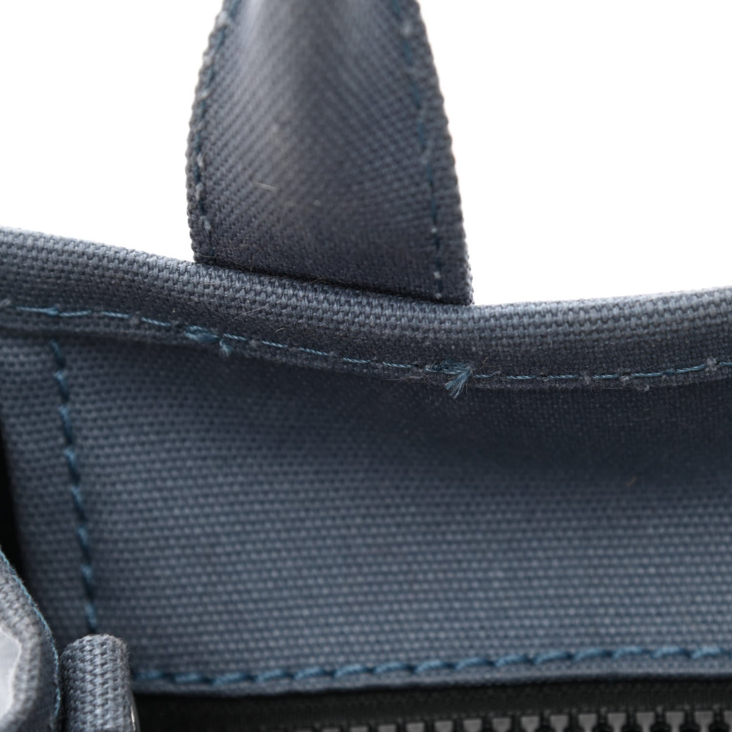 Marc Jacobs Cotton Canvas Mini The Tote Bag Blue Shadow 9 of 12