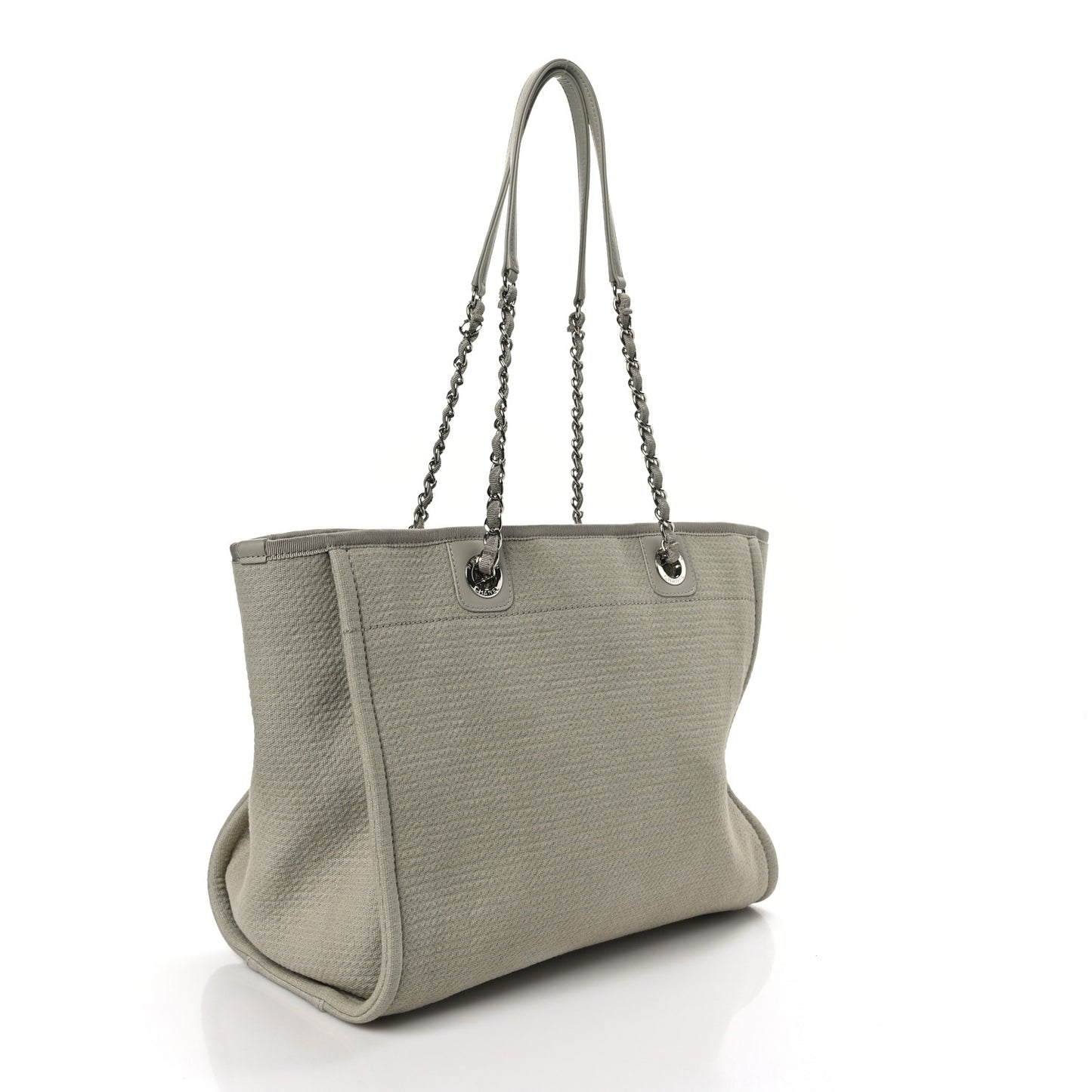 Mixed Fibers Small Deauville Tote Light Grey