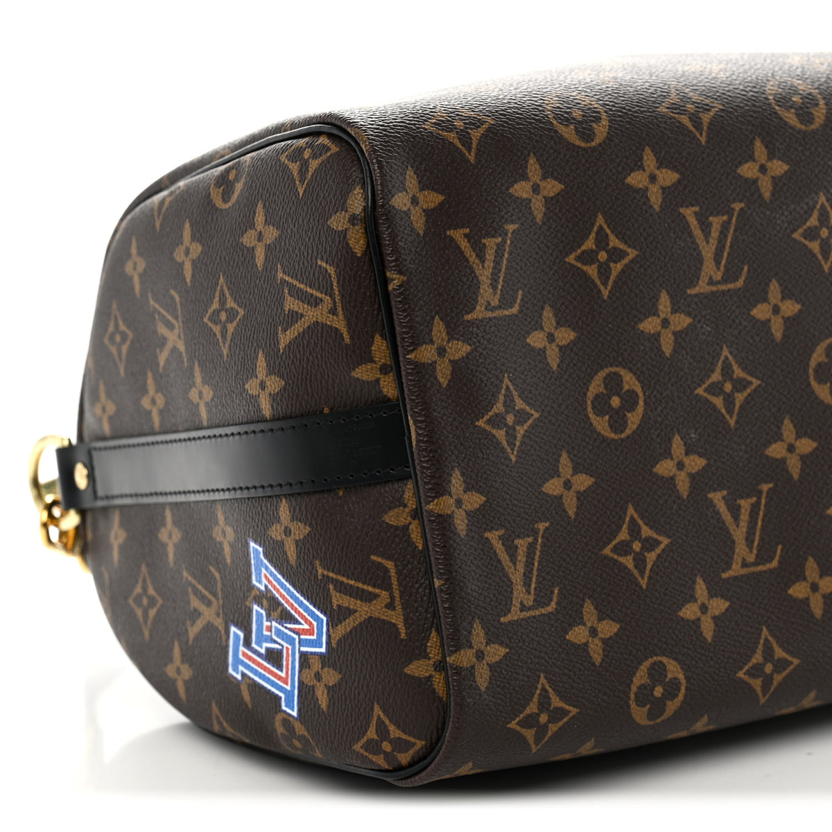 Louis Vuitton Monogram My World Tour Speedy Bandouliere 30 Black 9 of 10