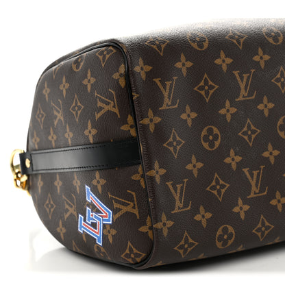 Louis Vuitton Monogram My World Tour Speedy Bandouliere 30 Black 9 of 10