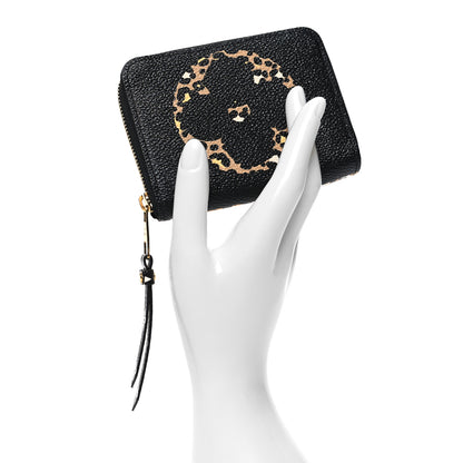 Louis Vuitton Monogram Giant Jungle Zippy Coin Purse Black 2 of 8