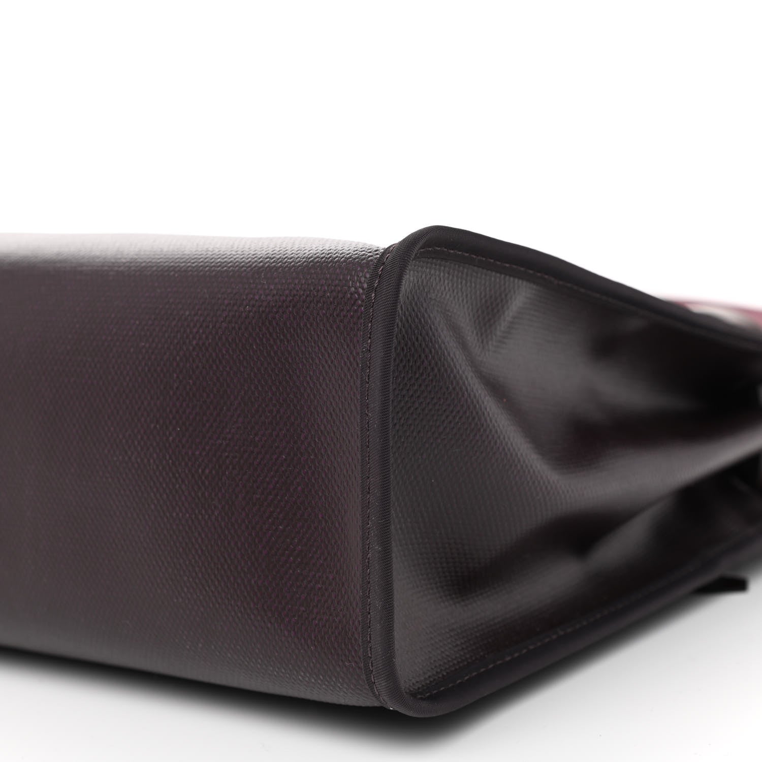 Hermes Toile H Berline Vache Hunter Herbag Zip PM 31 Cassis Ecru Black Rouge Sellier 12 of 12