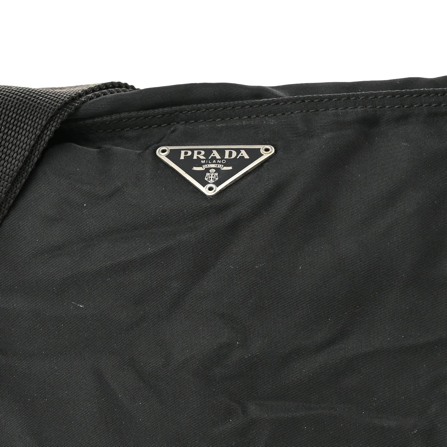 Prada Nylon Vela Sport Messenger Bag Black 6 of 8