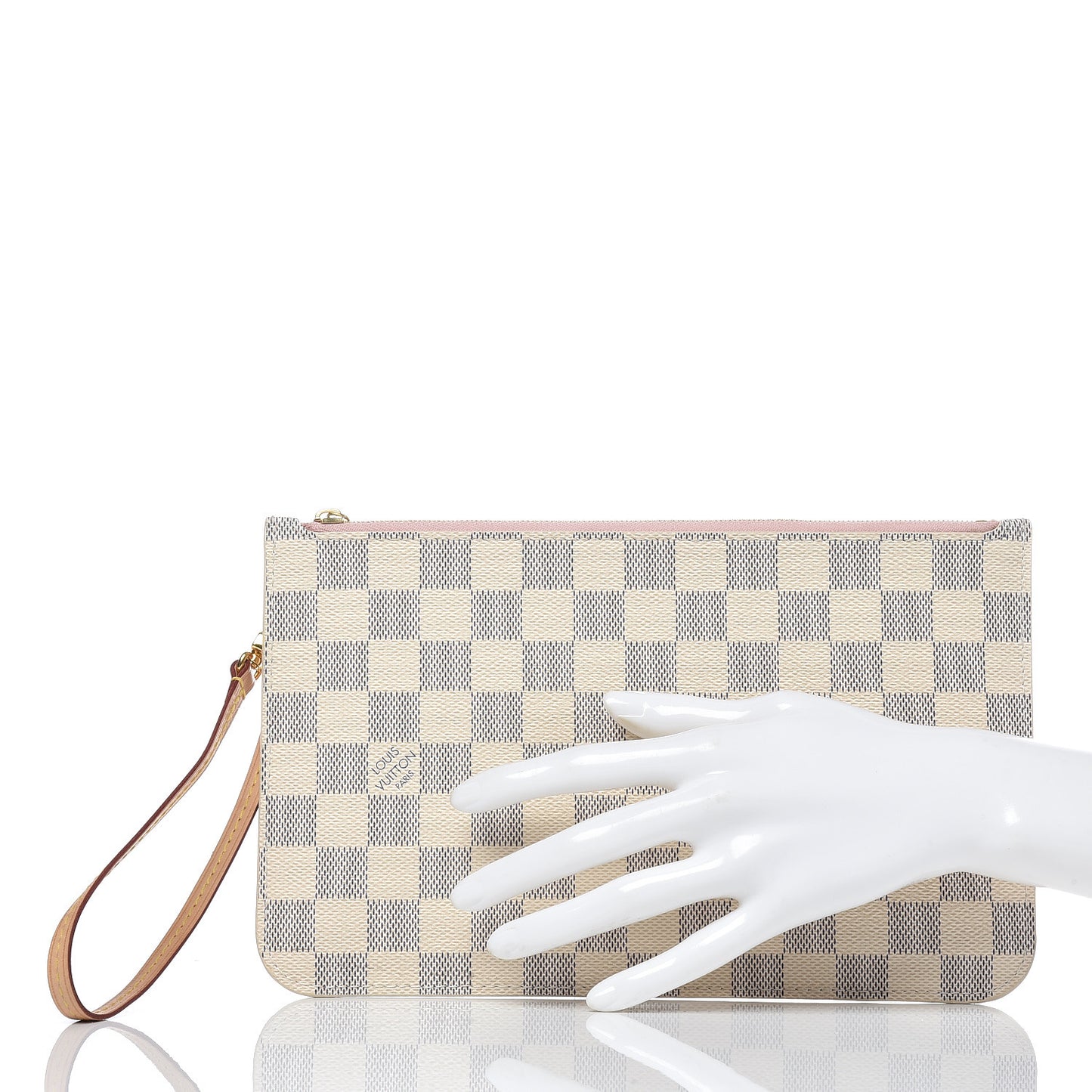Damier Azur Neverfull MM GM Pochette Rose Ballerine