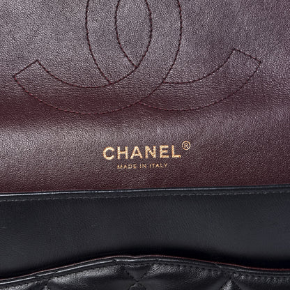 Chanel Lambskin Quilted Jumbo Double Flap Black 6 of 11