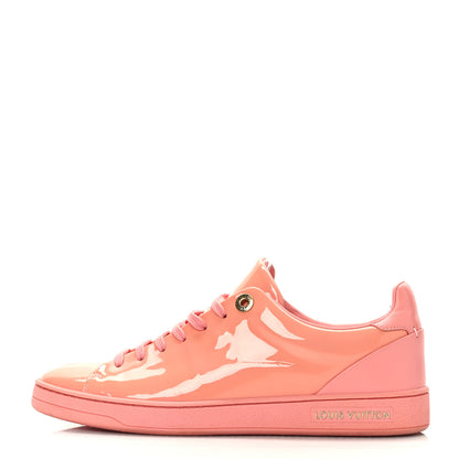 Louis Vuitton Patent Calfskin Frontrow Sneakers 38 Rose 1 of 8