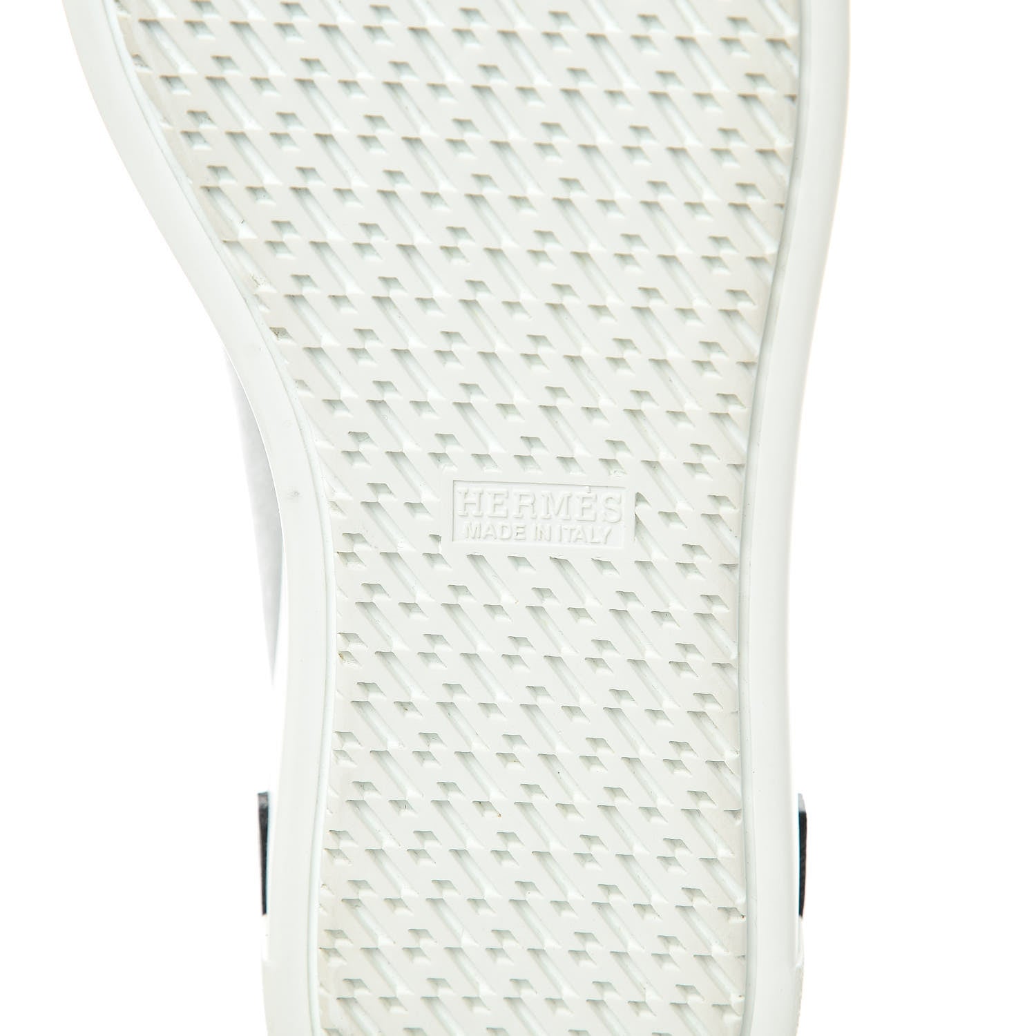 Hermes Metallic Nappa Polo Sneakers 39 Argent Black 5 of 10