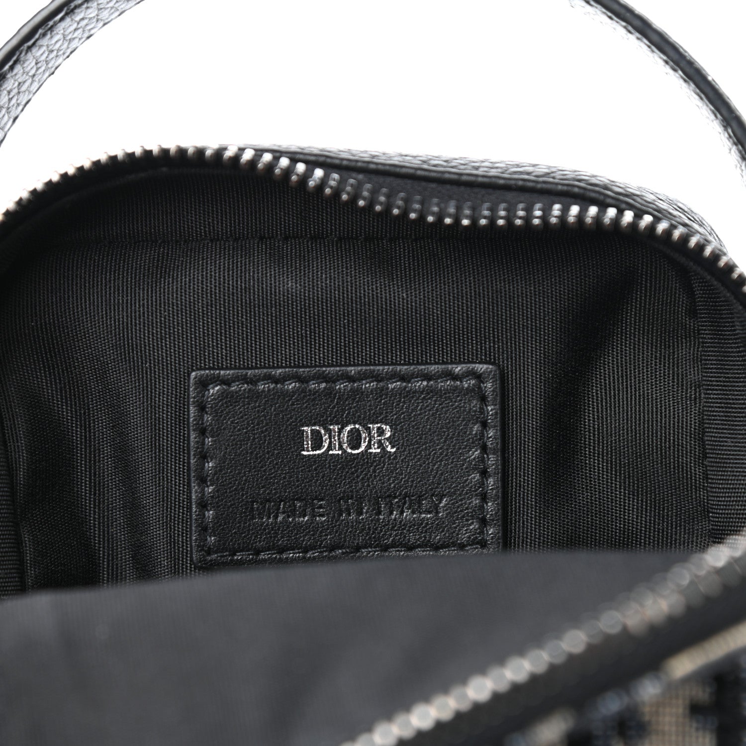Christian Dior Oblique Crossbody Bag Blue 6 of 10