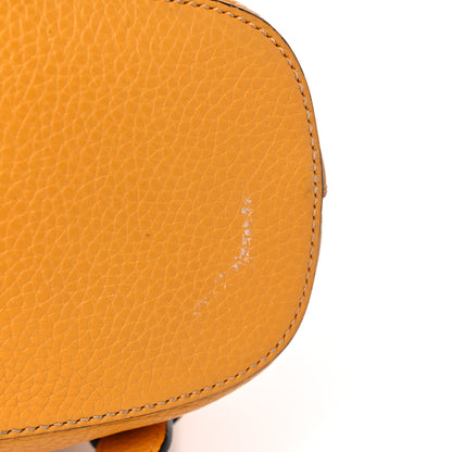 Gucci Calfskin Bamboo Small Backpack Yellow 13 of 15