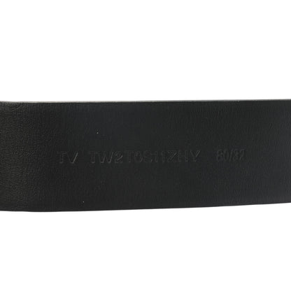 Valentino Garavani Glossy Calfskin VLogo Reversible 40mm Belt 80 32 Saddle Brown Black 6 of 7