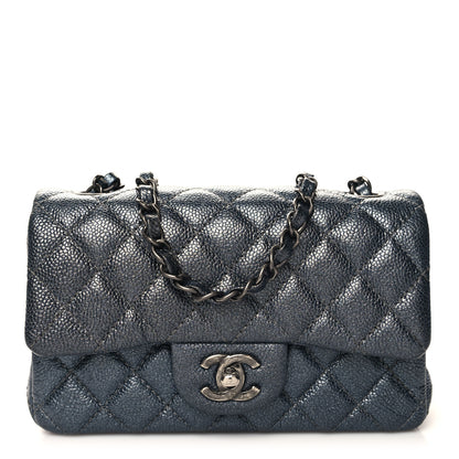 Chanel Caviar Quilted Mini Rectangular Flap Charcoal 1 of 11