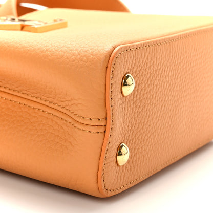 Louis Vuitton Taurillon Mini Capucines Safran Imperial 8 of 9