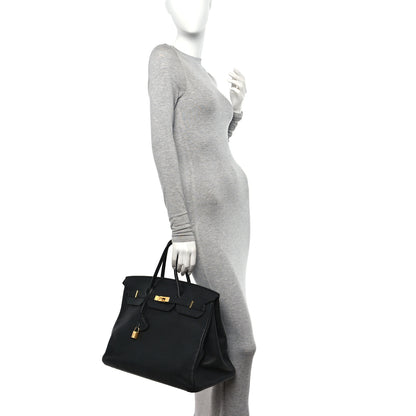 Hermes Togo Birkin 40 Black 1 of 19