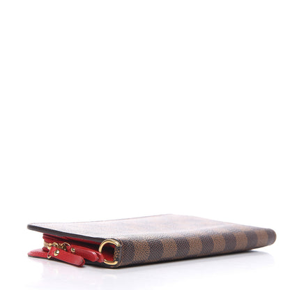 Louis Vuitton Damier Ebene Insolite Wallet Red 4 of 10