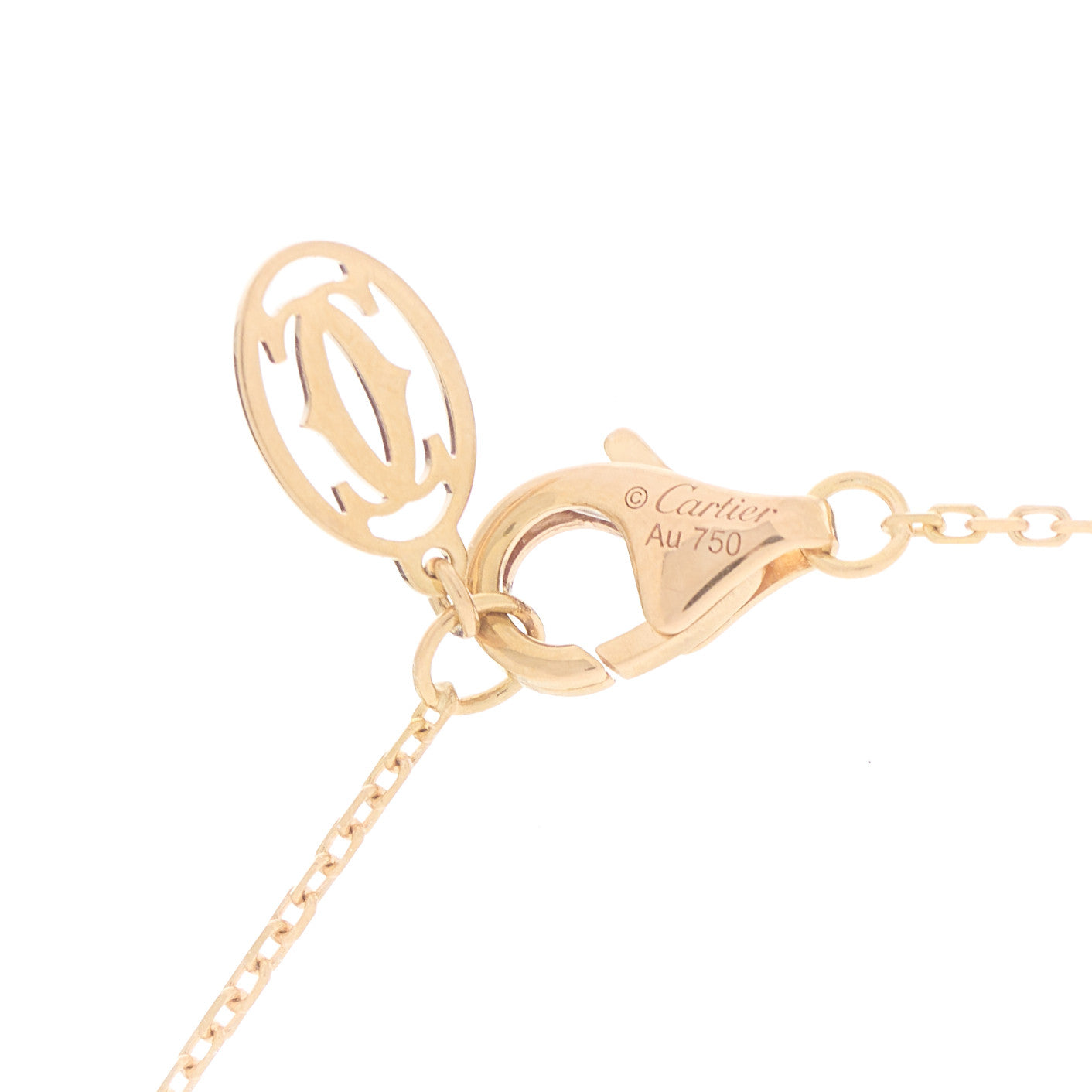 18K Pink Gold Diamond XS D'Amour Pendant Necklace
