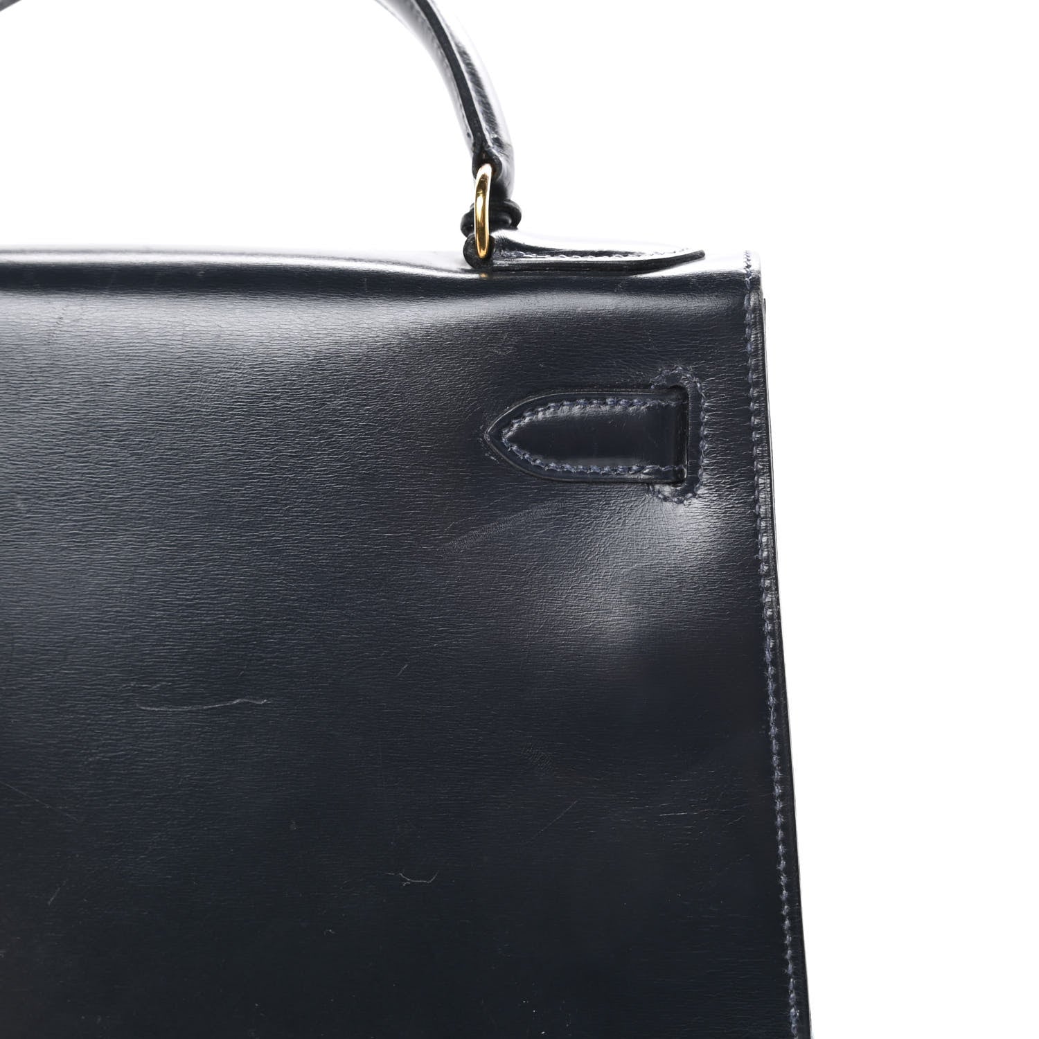 Hermes Box Kelly Sellier 28 Bleu Marine 17 of 19