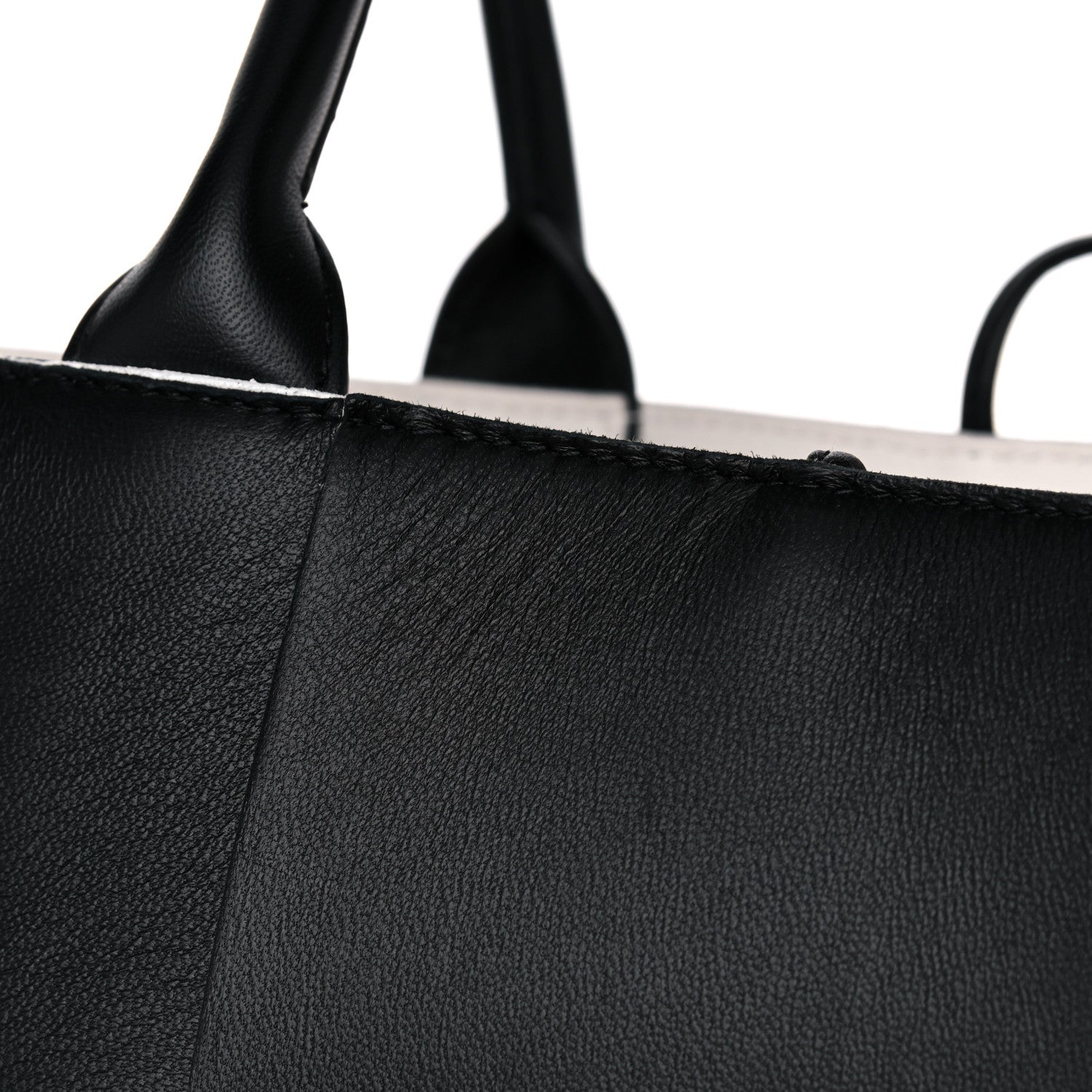 Bottega Veneta Nappa Maxi Intrecciato Small Arco Tote Black White 10 of 10
