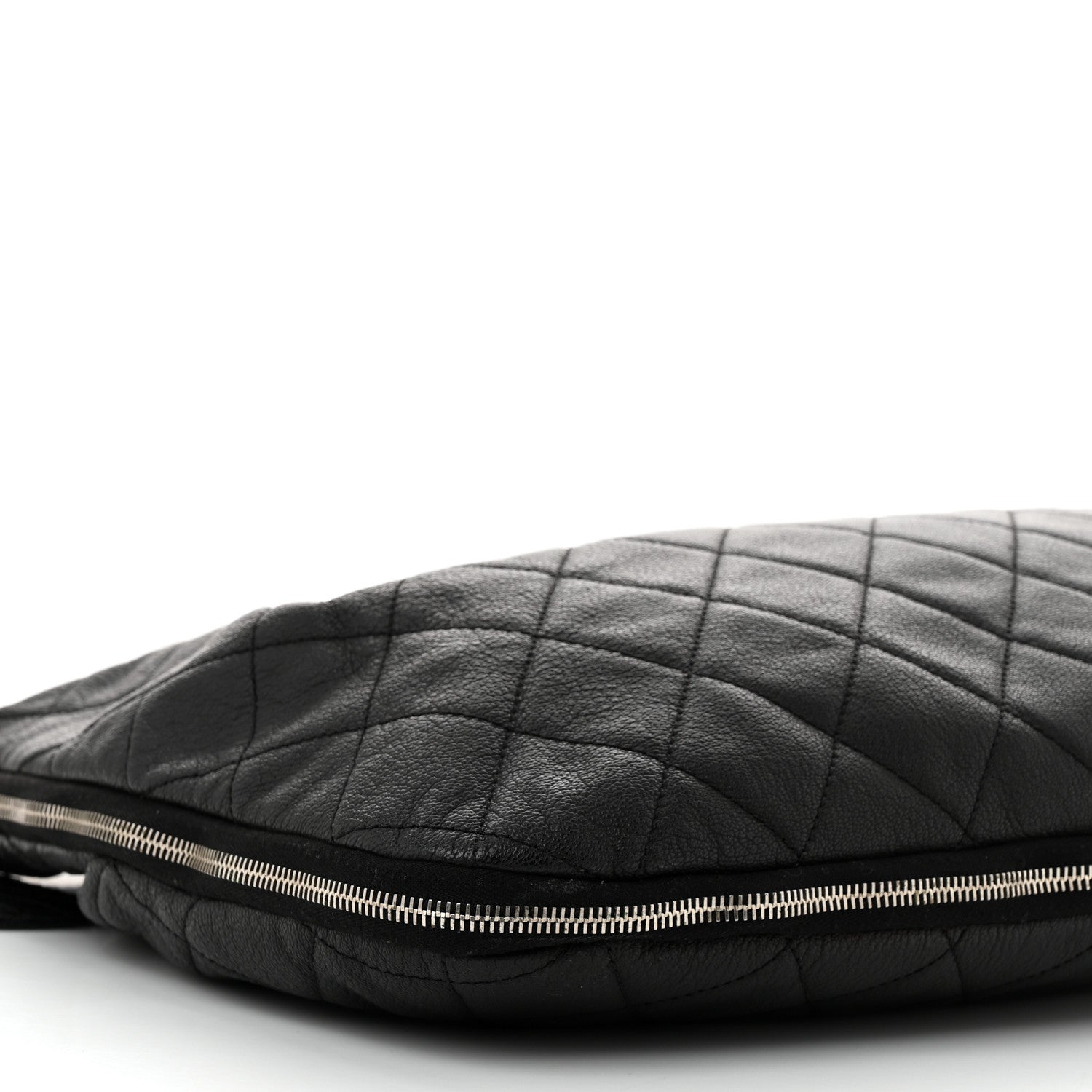 Chanel Caviar Quilted Soho Expandable Zip Shoulder Bag Black 9 of 10