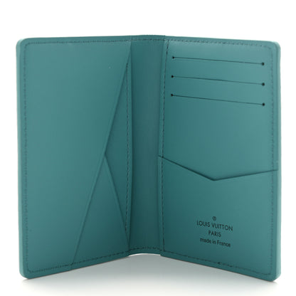 Louis Vuitton Damier Checkerboard Pocket Organizer Teal 5 of 6