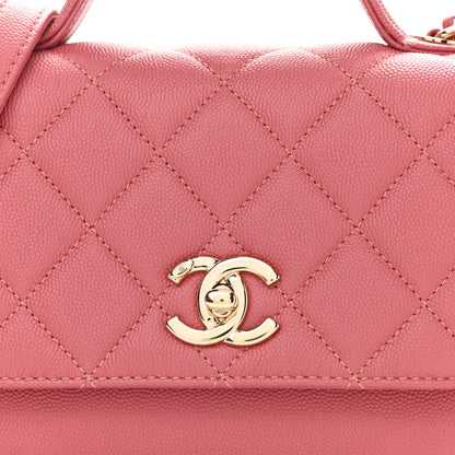 Chanel Caviar Quilted Small Business Affinity Flap Pink 8 of 11