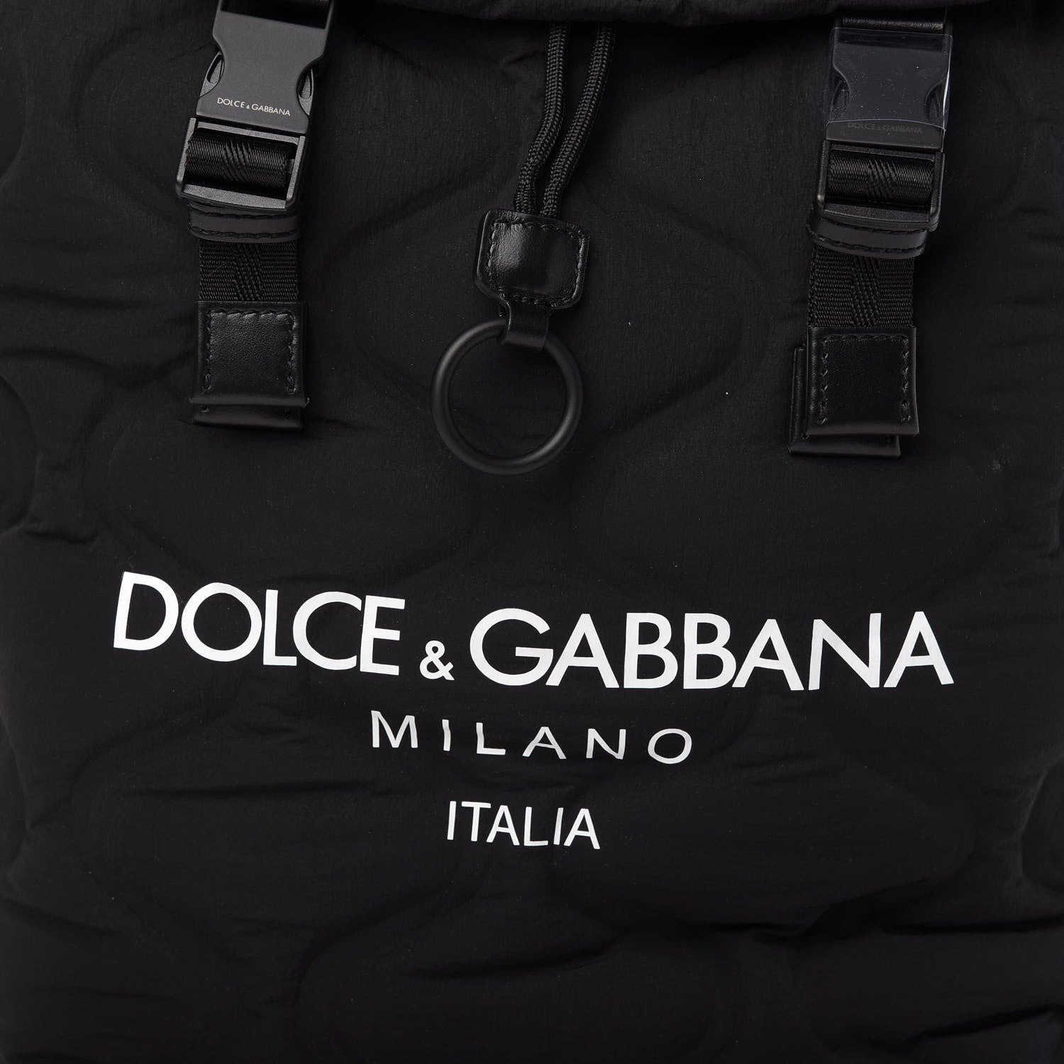 Dolce & Gabbana DOLCE &GABBANA Nylon Logo Backpack Black 9 of 11