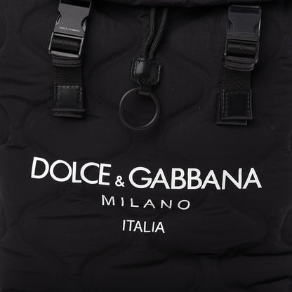 Dolce & Gabbana DOLCE &GABBANA Nylon Logo Backpack Black 9 of 11