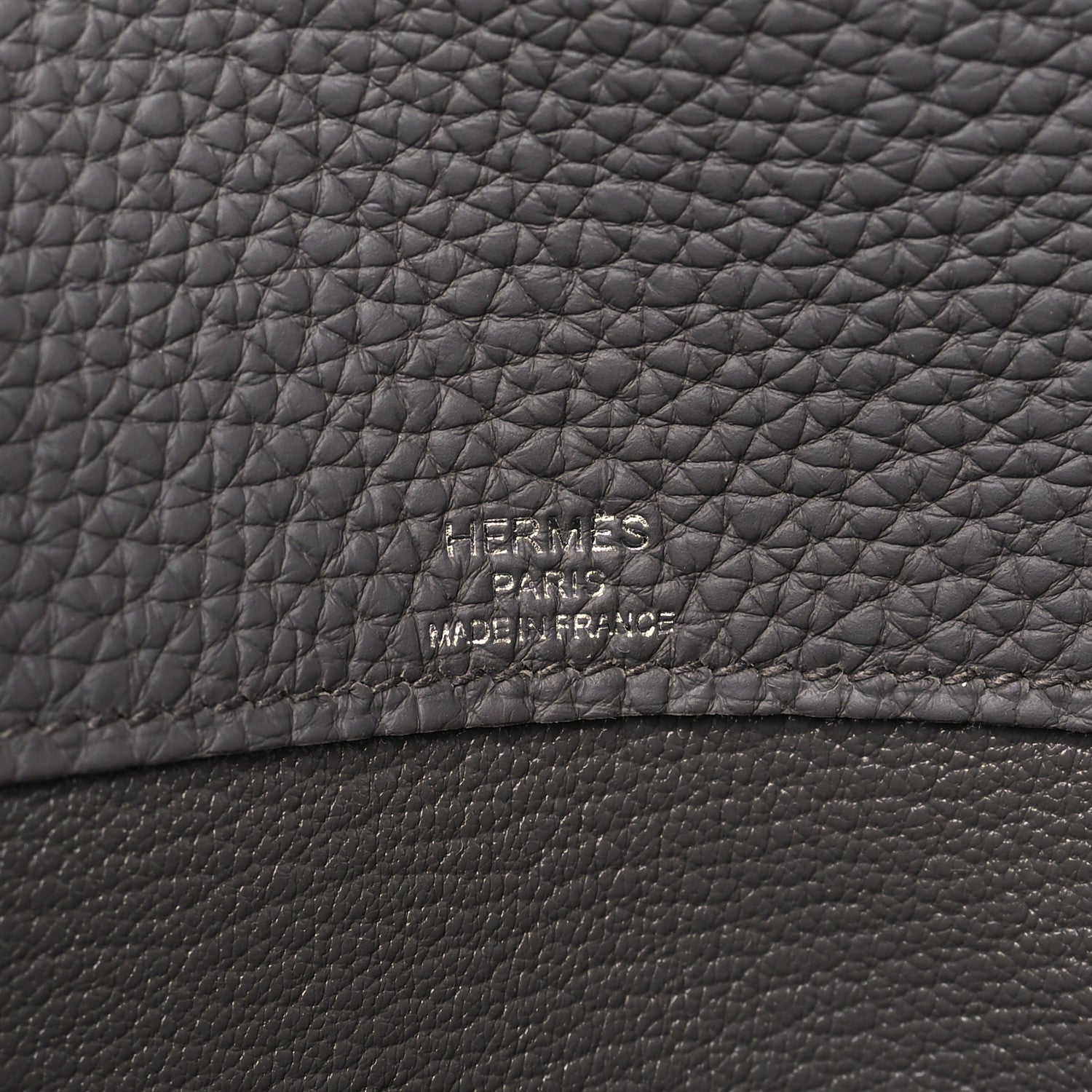 Hermes Togo Kelly Depeches 25 Pouch Etain 7 of 11