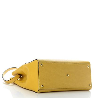 Fendi Vitello Elite Regular 2Jours Tote Mustard 4 of 11