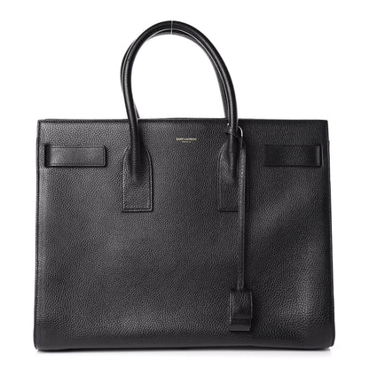 Saint Laurent Grained Calfskin Large Sac De Jour Carryall Black 1 of 12