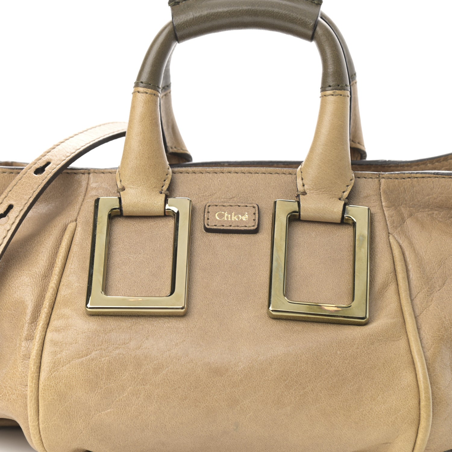Chloe Calfskin Small Ethel Satchel Beige 8 of 13