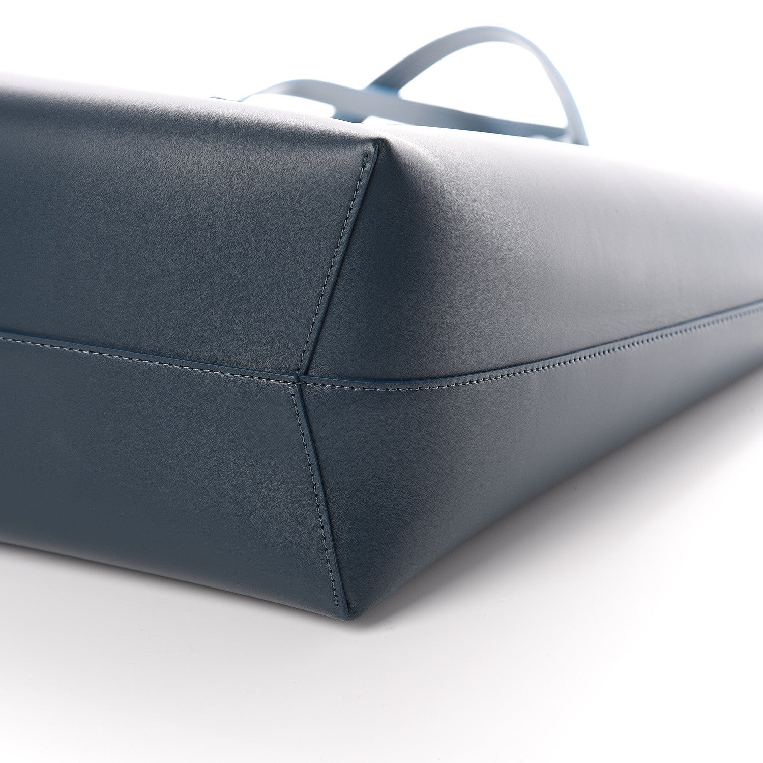 Mansur Gavriel Calfskin Large Shopping Tote Blue 7 of 7