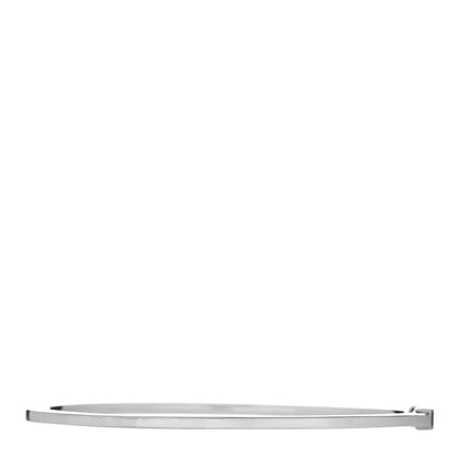 Tiffany 18K White Gold Diamond Metro Bangle Bracelet 2 of 4
