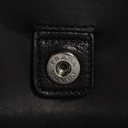 Prada Glace Calf Twin Pocket Tote Nero Black 11 of 13