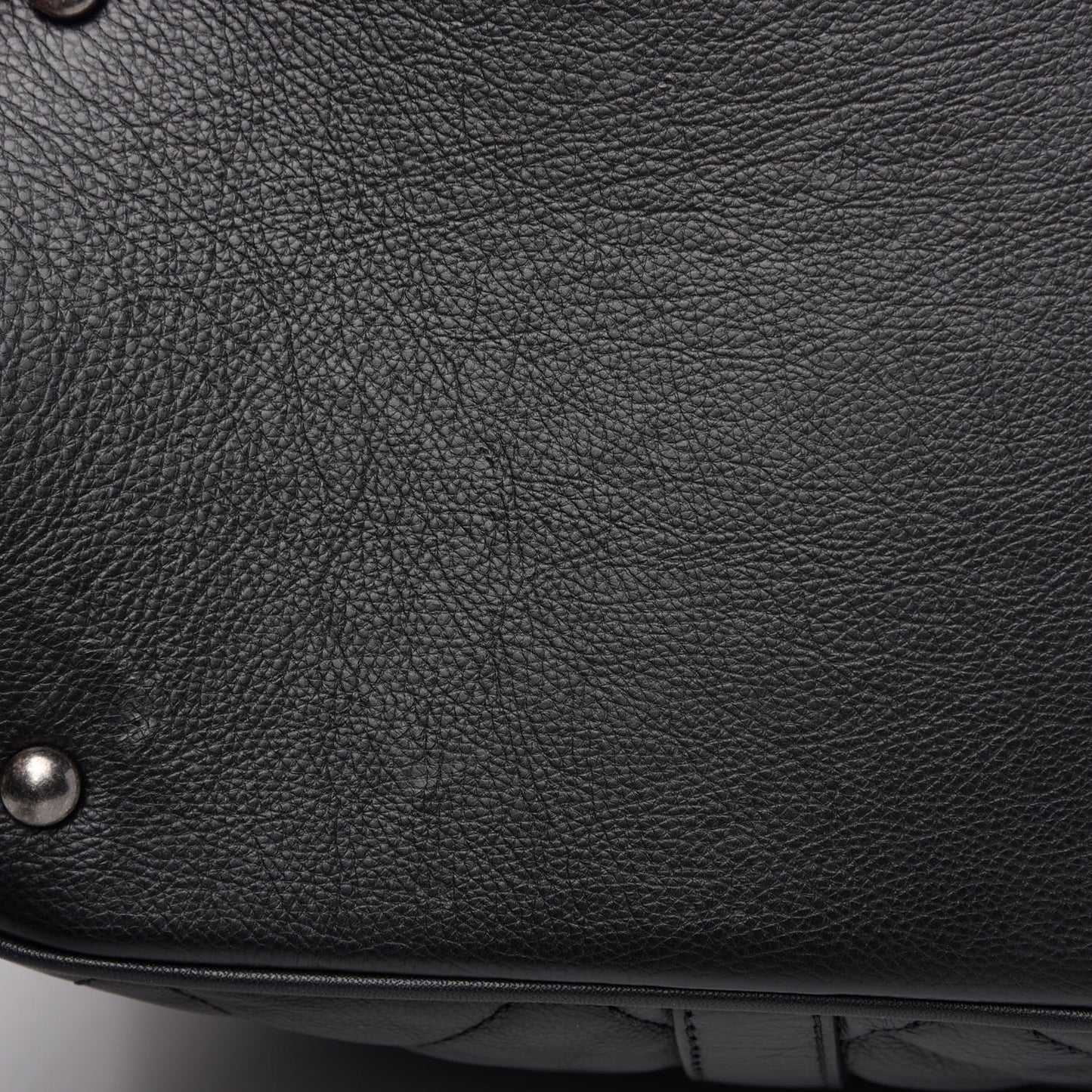 Calfskin Quilted Casual Riviera Tote Black