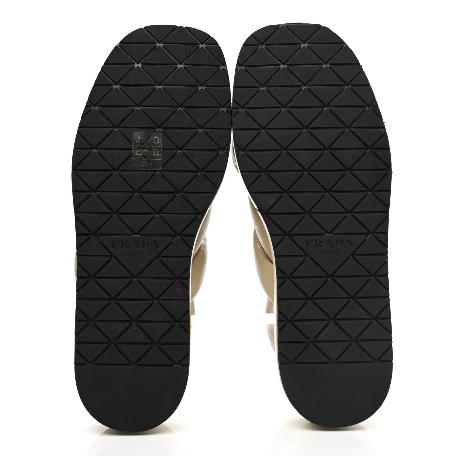 Prada Nappa Flatform 35mm Slingback Sandals 39 Deserto 5 of 9