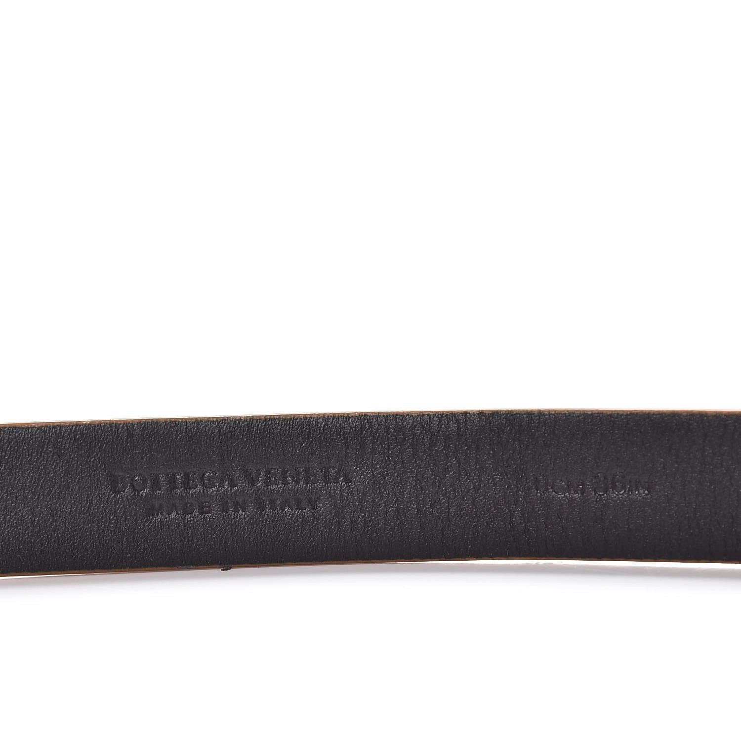 Bottega Veneta Python Calfskin Embossed Crystal Skinny Belt 90 36 Brown 5 of 6