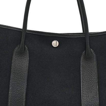 Hermes Toile Vache Country Garden Party 36 Black 8 of 10