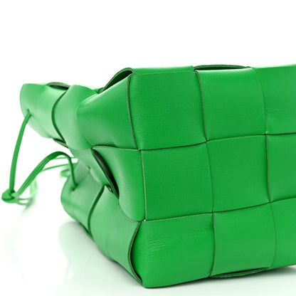 Bottega Veneta Nappa Maxi Intrecciato Small Cassette Bucket Bag Parakeet 8 of 9