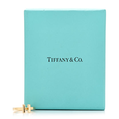 Tiffany 18K Yellow Gold T Square Ring 53 6.5 5 of 5