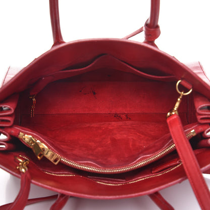 Saint Laurent Calfskin Small Sac De Jour Rouge Orient 7 of 31