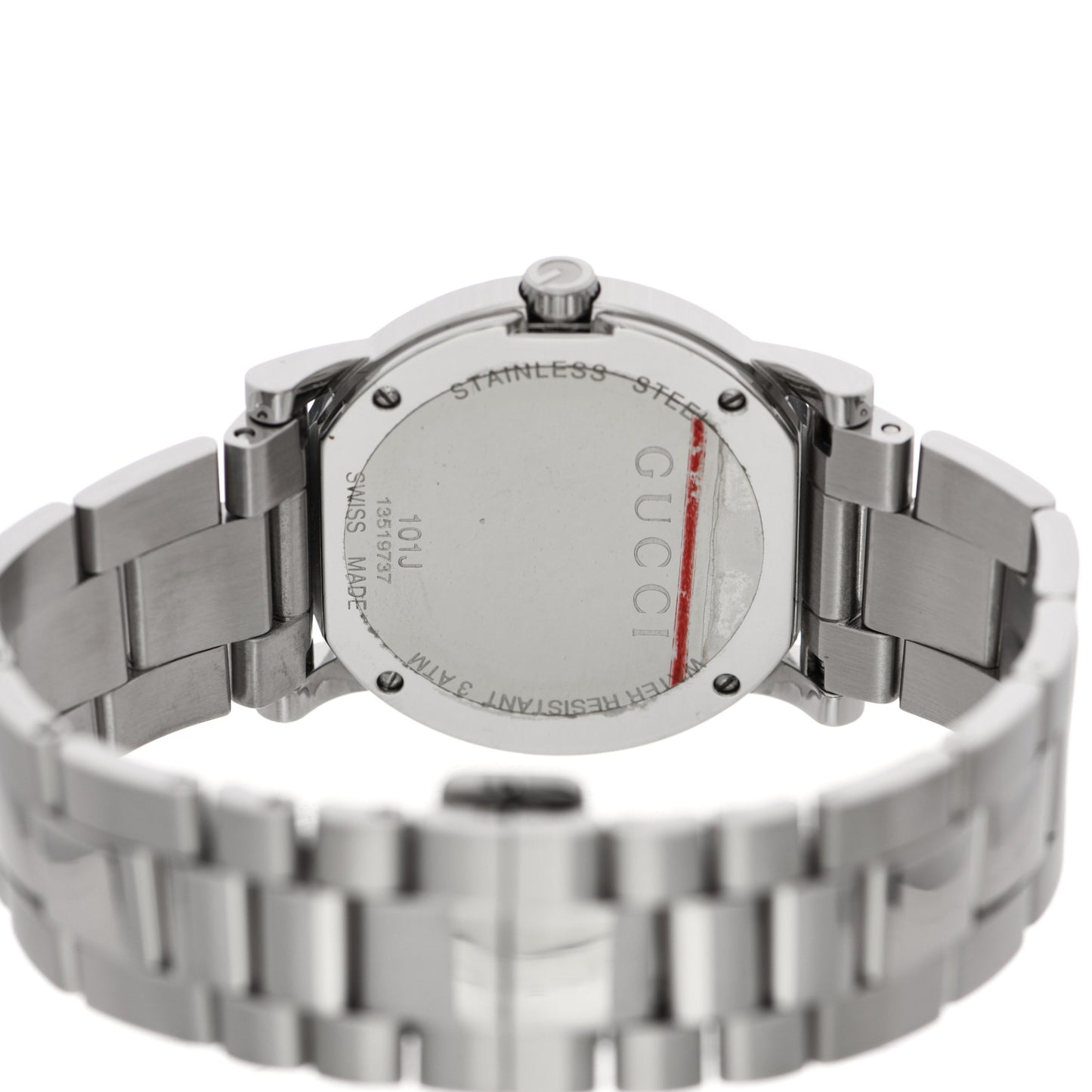 Stainless Steel 36mm G-Round Quartz Watch Brown