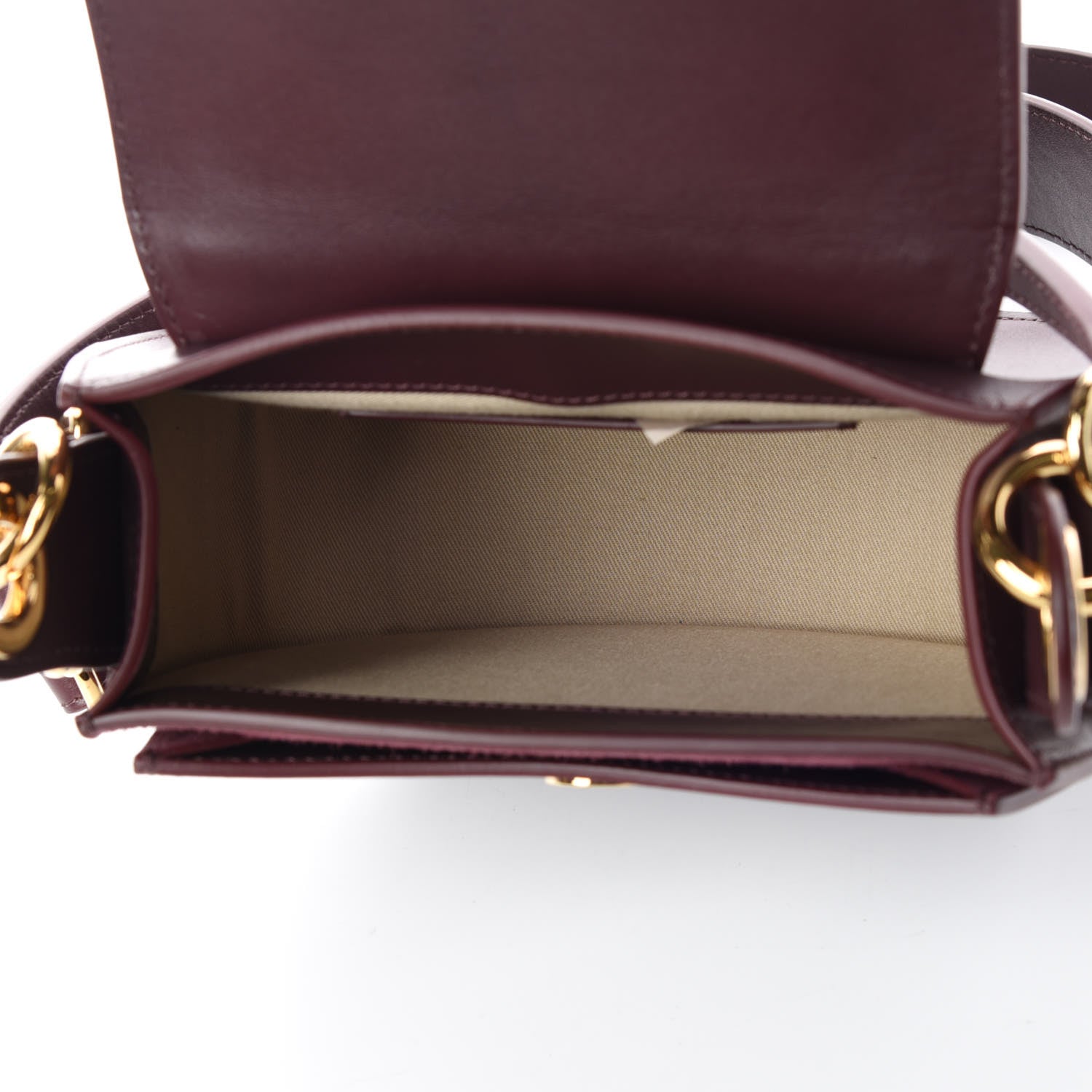 Chloe Calfskin Small Tess Bag Burnt Brown 5 of 9