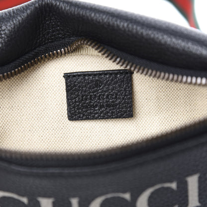 Gucci Grained Calfskin Small Logo Belt Bag Black 5 of 9
