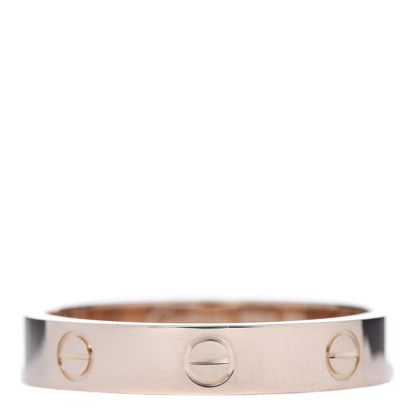 18K Pink Gold 3.5mm LOVE Wedding Band Ring 60 9