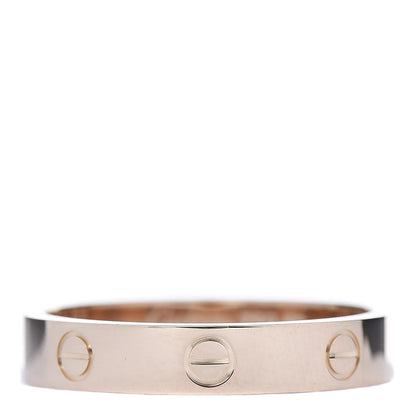 Cartier 18K Pink Gold 3.5mm LOVE Wedding Band Ring 60 9 1 of 4