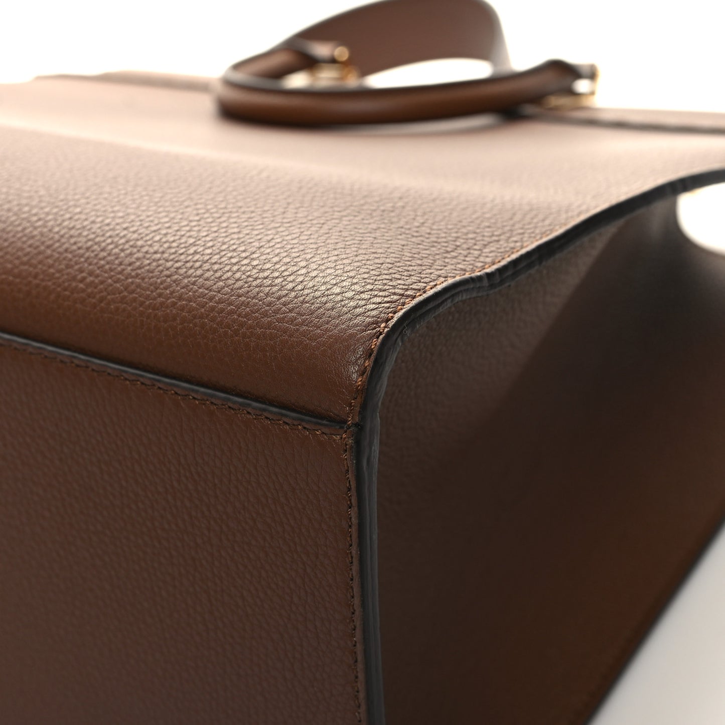 Vitello Cher Logo Debossed Medium Fendi Sunshine Shopper Tote Gianduia